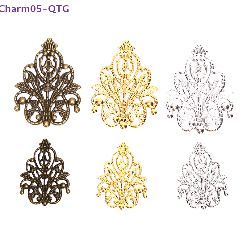Craft Embellishment - Hot！20Pcs Mix Filigree Crafts Hollow DIY