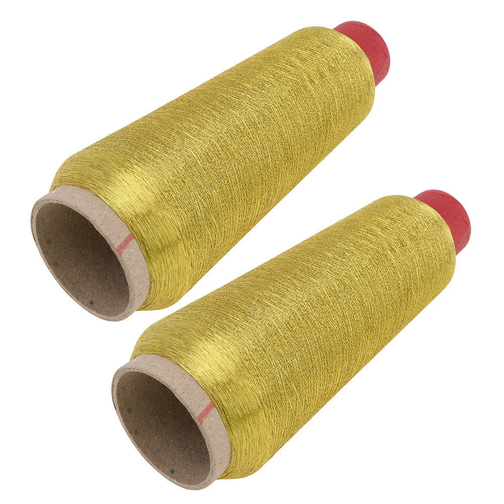 Embroidery Craft - 2 Rolls Premium Golden Metallic Embroidery