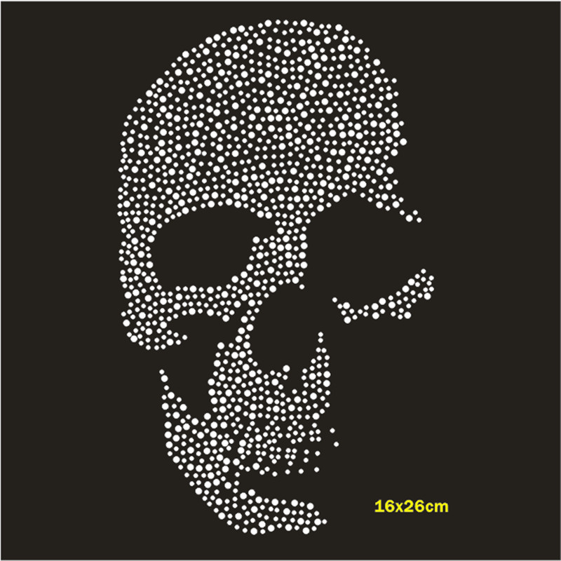Skull Hotfix Strass Motif Cust – обзор и цена Hotfix Rhinestone Sheet