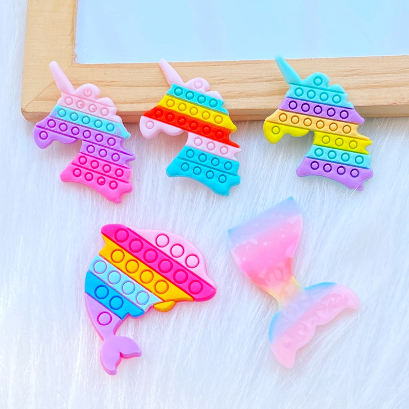 20Pcs New Cute Fishtail Unicor – обзор и цена Embellishment Glue Craft