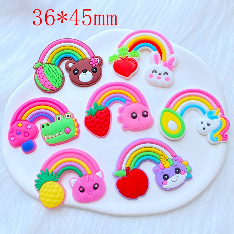 10Pcs New Cute Fruit Animal Ra – обзор и цена Embellishment Glue Craft