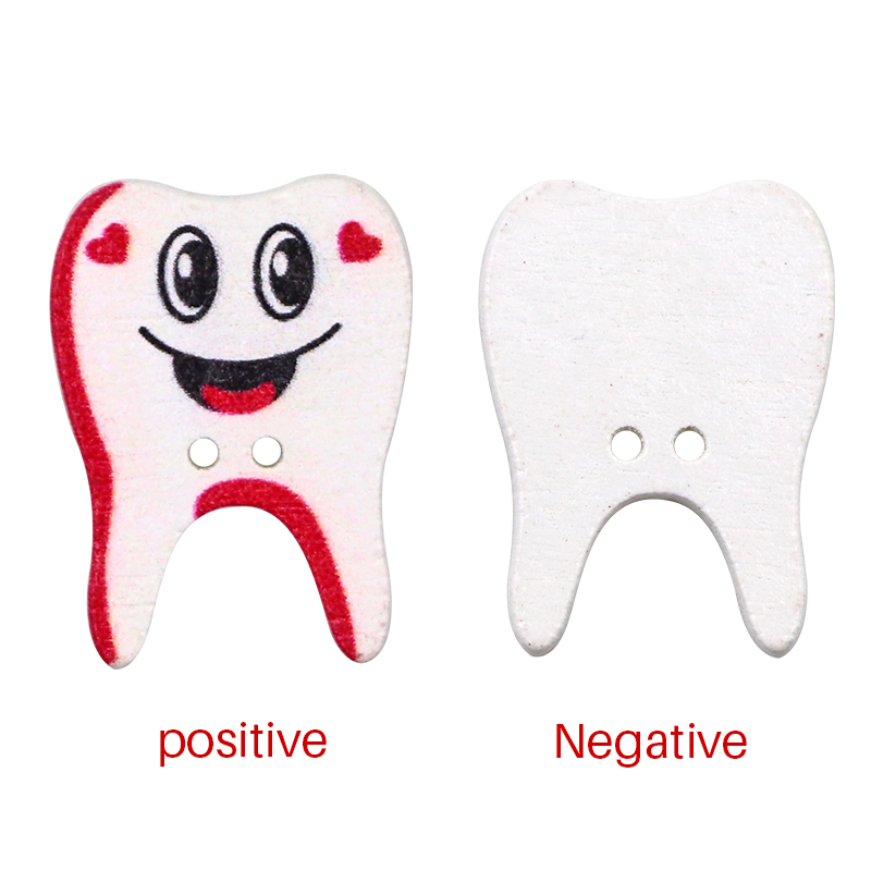 50/100pcs Wooden Button Tooth  – обзор и цена Embellishments For Scrapbooking