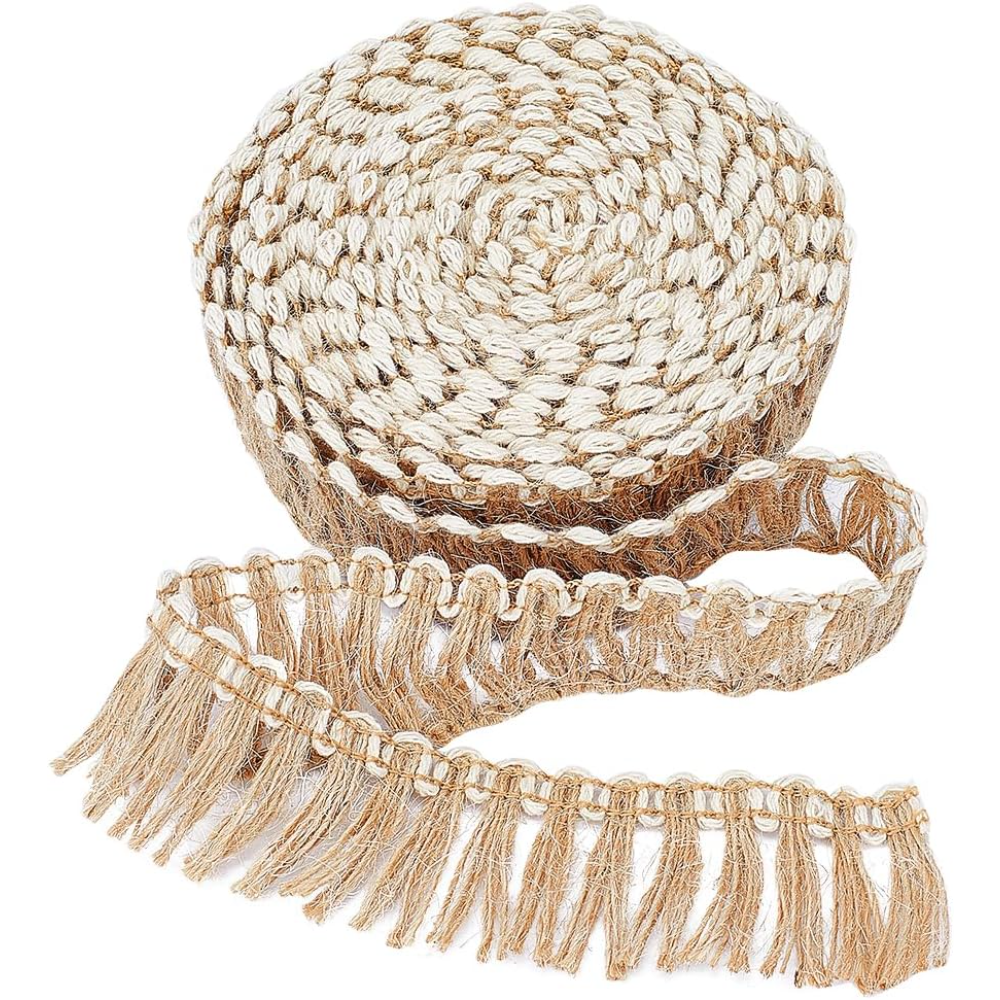 5 Meters Burlap Fringe Tassel  – обзор и цена Lace Ribbon Trim