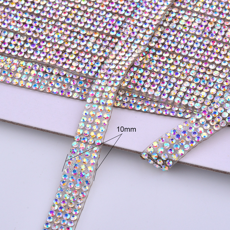 JUNAO 5Yard Crystal AB Rhinest – обзор и цена Crystal Mesh Fabric