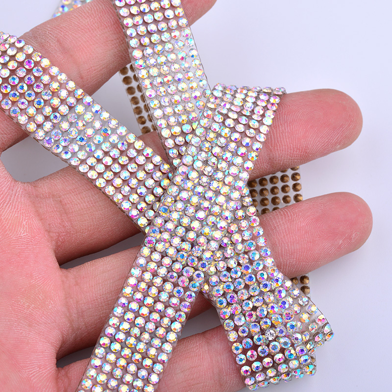JUNAO 5Yard Crystal AB Rhinest – обзор и цена Crystal Mesh Fabric