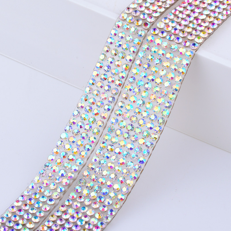 JUNAO 5Yard Crystal AB Rhinest – обзор и цена Crystal Mesh Fabric