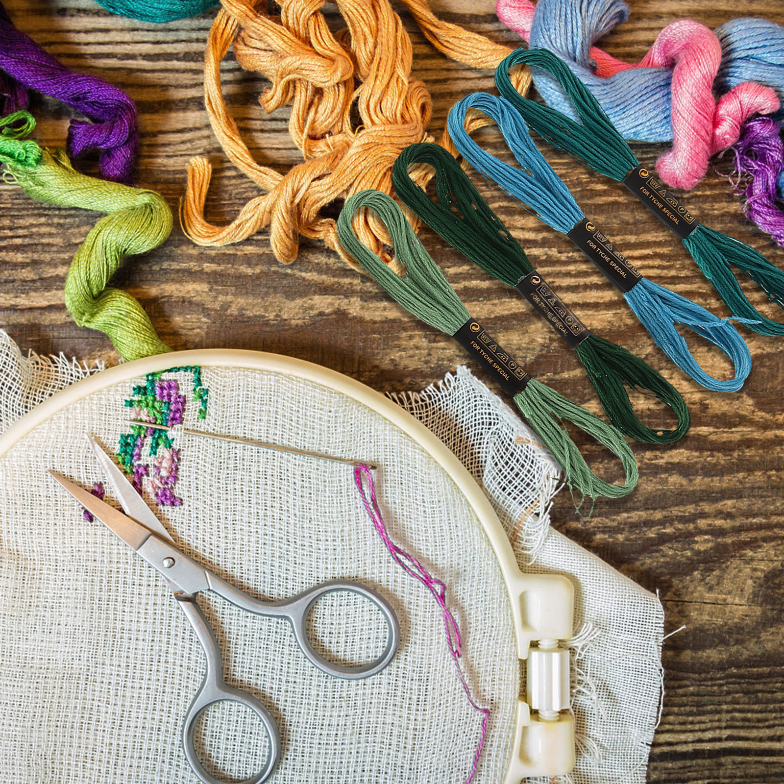 100pcs Embroidery Thread Cross – обзор и цена Embroidery Craft