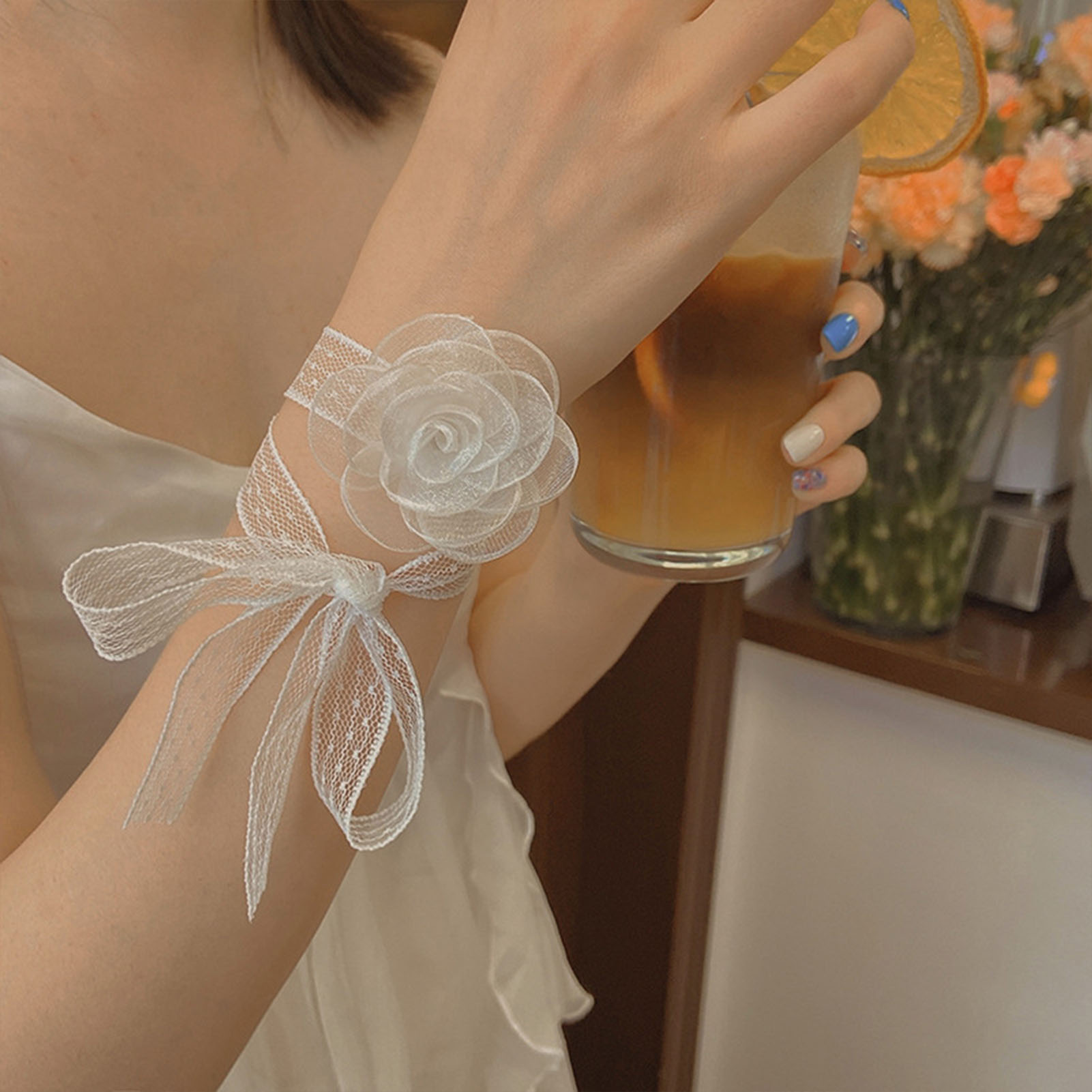 Lace Ribbon Tie Headband With  – обзор и цена Lace Ribbon Trim