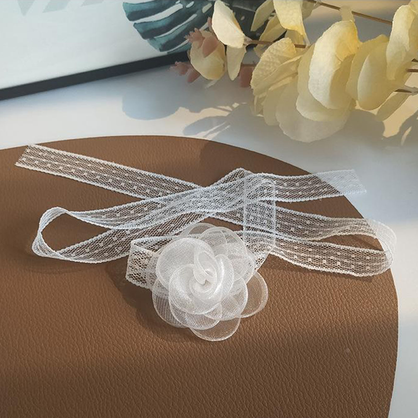 Lace Ribbon Tie Headband With  – обзор и цена Lace Ribbon Trim