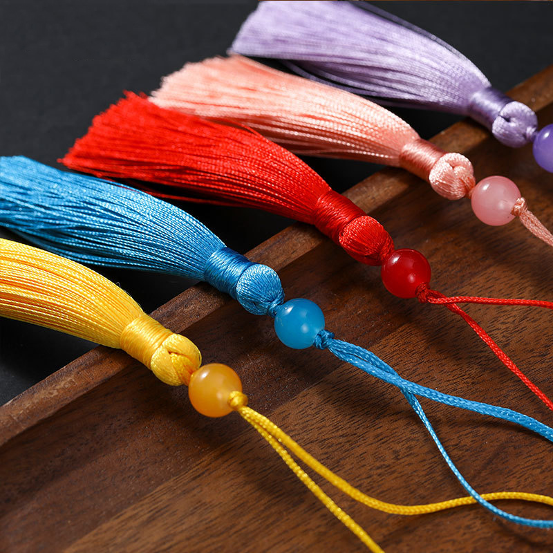 10/5Pcs Polyester Silk Tassel  – обзор и цена Beaded Trim Fringe
