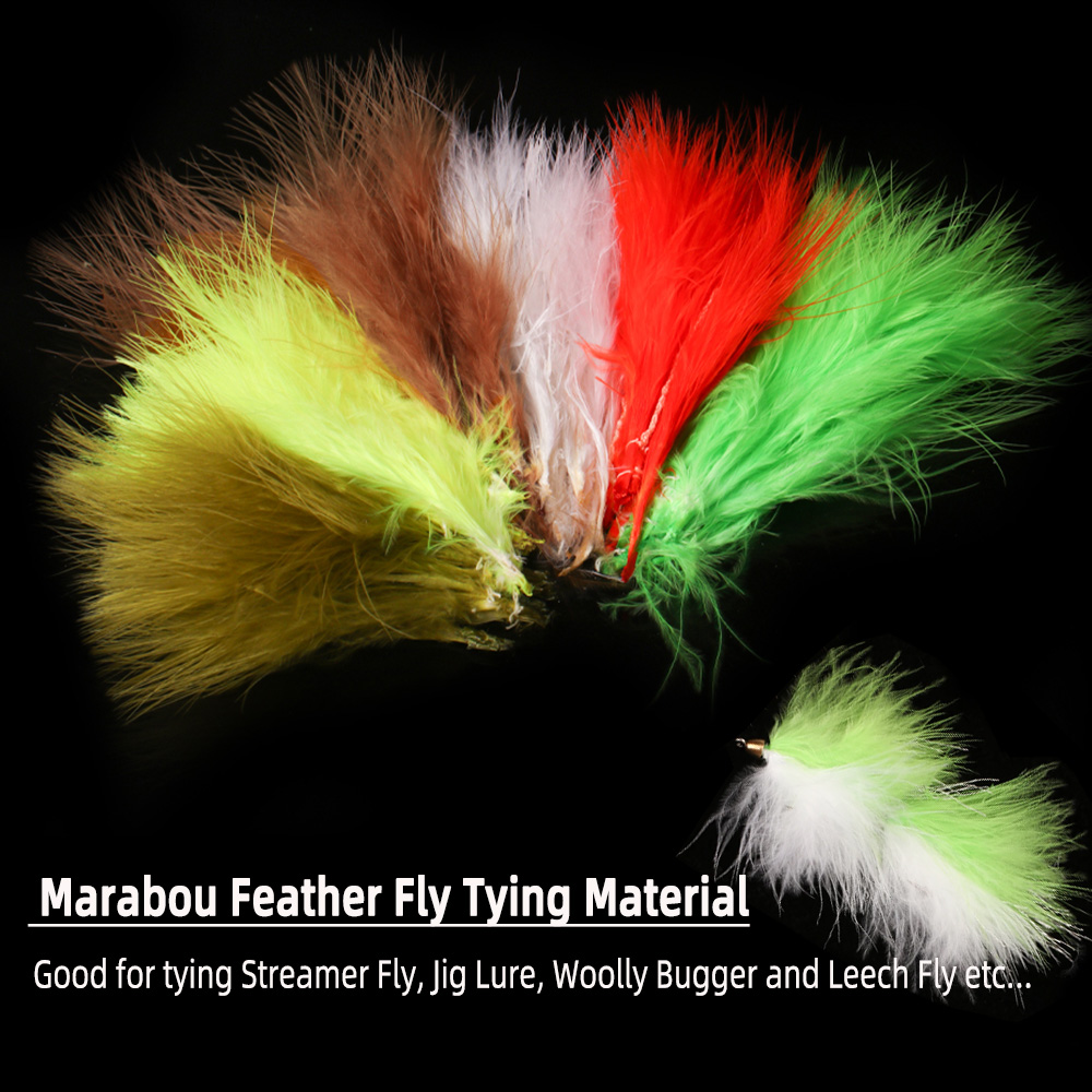 Wifreo 2packs Blood Quill Mara – обзор и цена Feather Trim Marabou