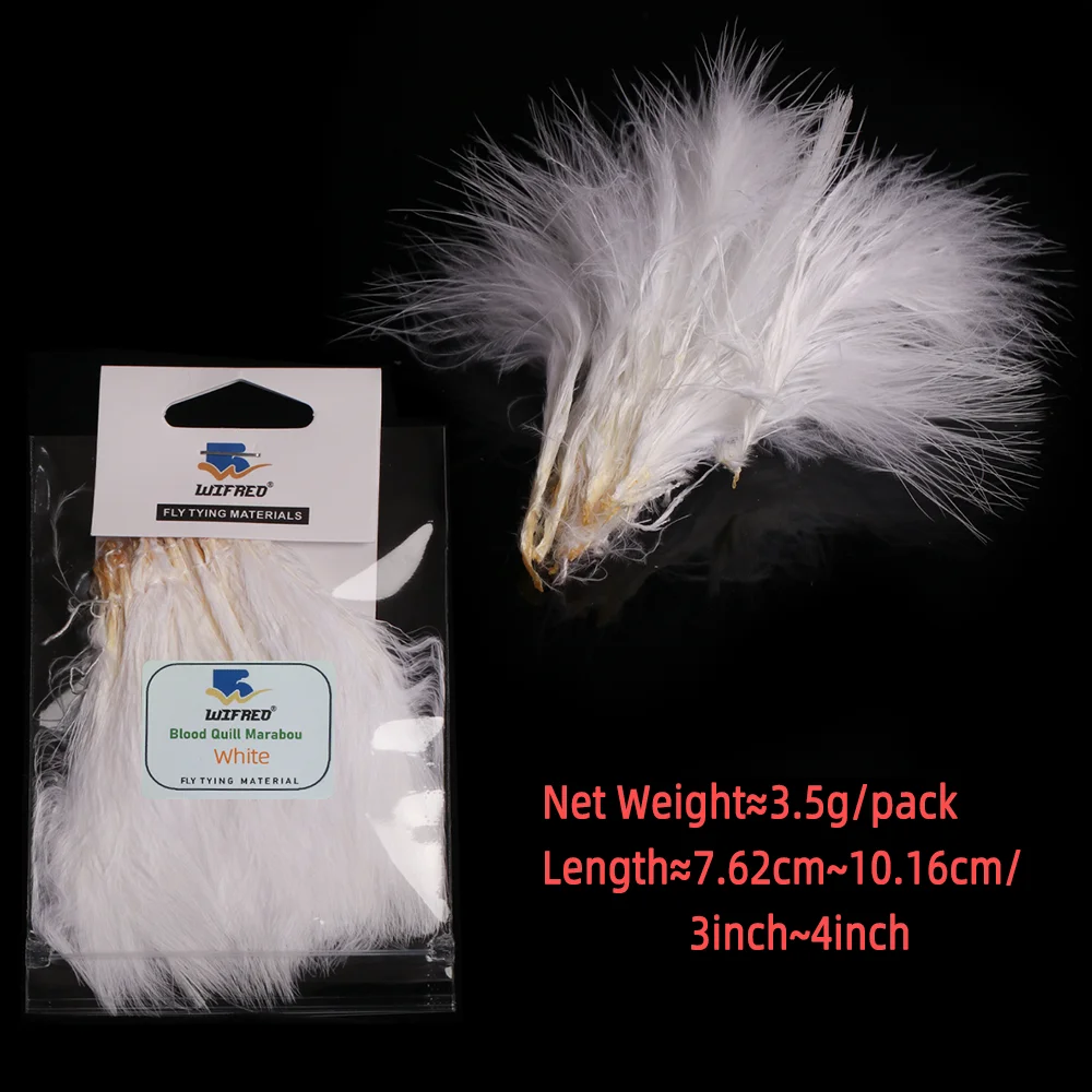Wifreo 2packs Blood Quill Mara – обзор и цена Feather Trim Marabou