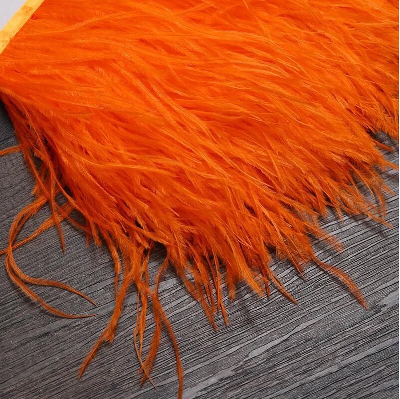 13-18CM 6M Ostrich Feather tri – обзор и цена Feather Trim Marabou