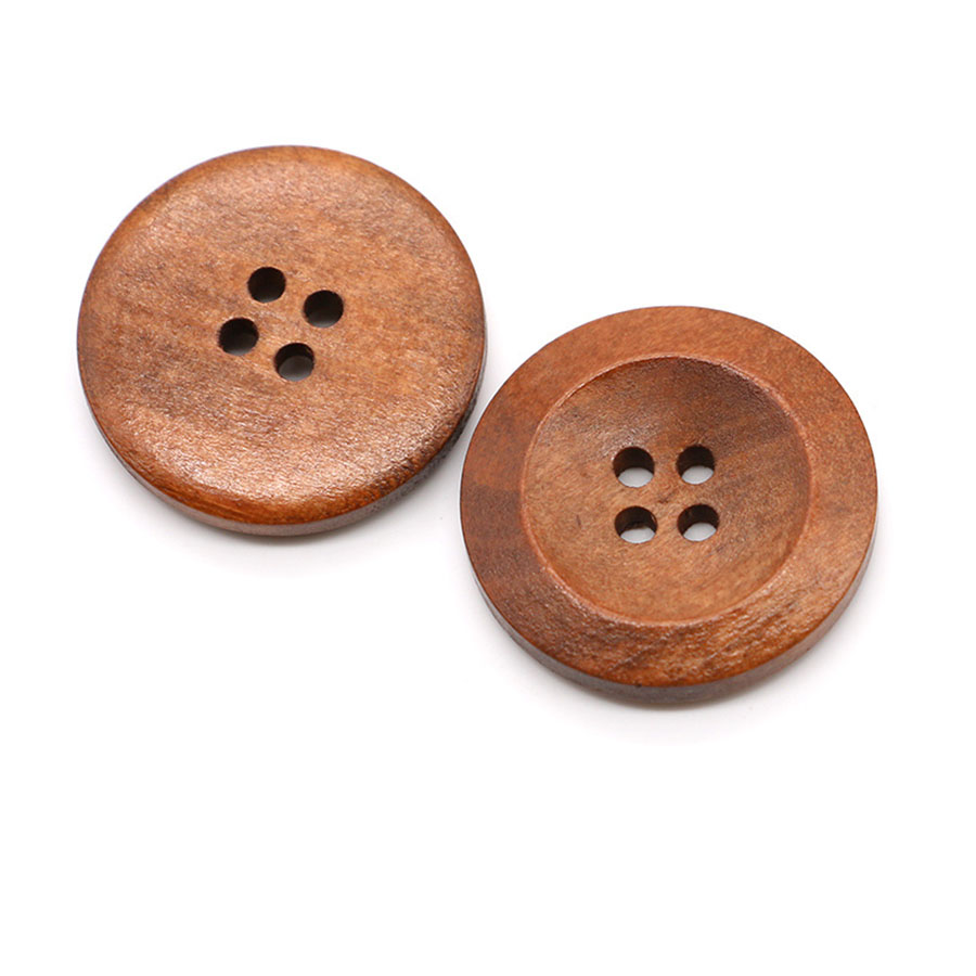 10pcs 18mm Round Wooden Button – обзор и цена Embellishments For Scrapbooking