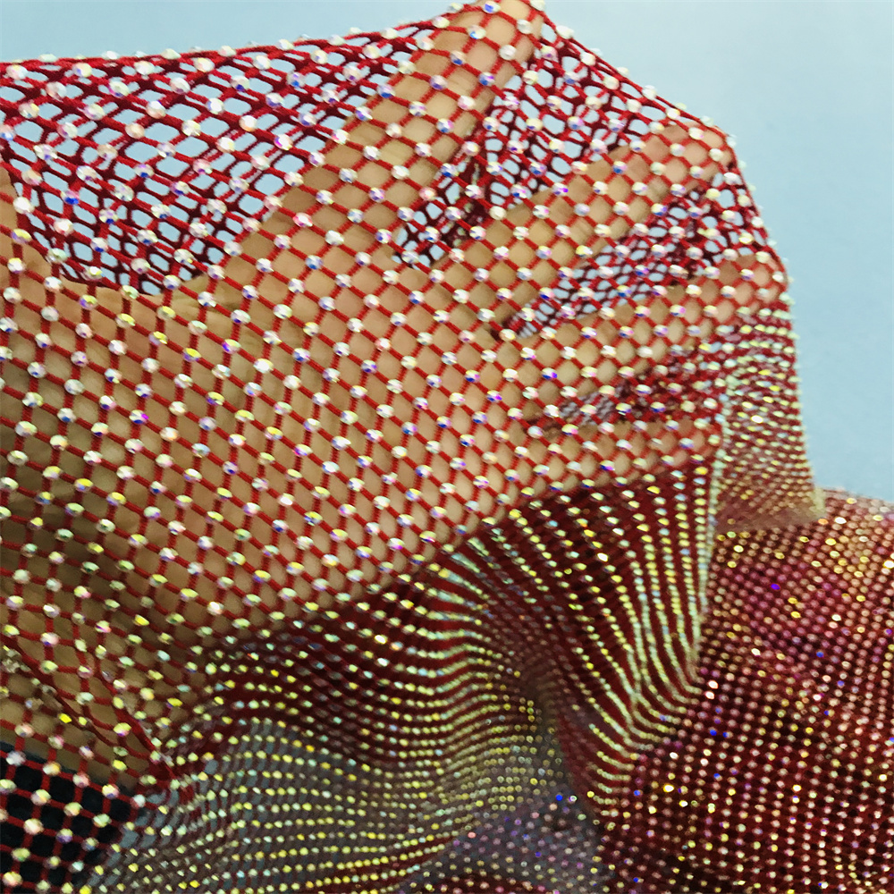 Chunky Glitter Blue Yellow Gla – обзор и цена Crystal Mesh Fabric