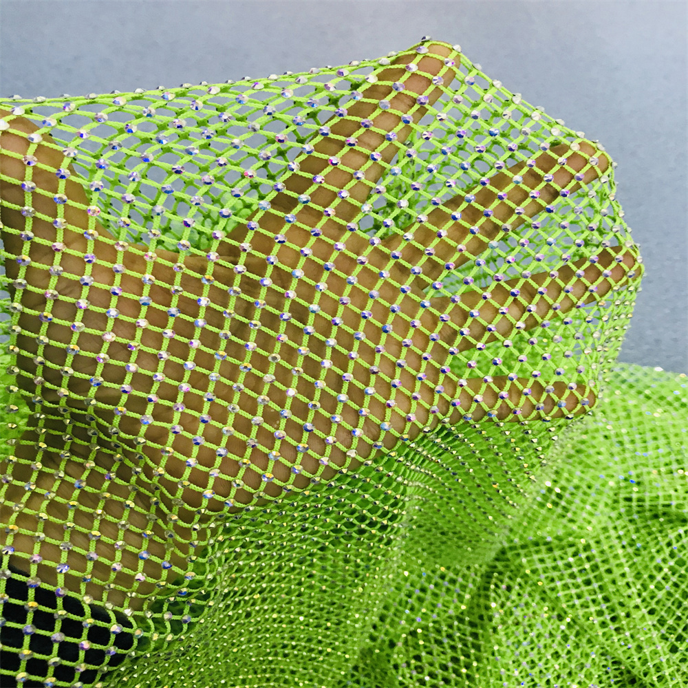 Chunky Glitter Blue Yellow Gla – обзор и цена Crystal Mesh Fabric