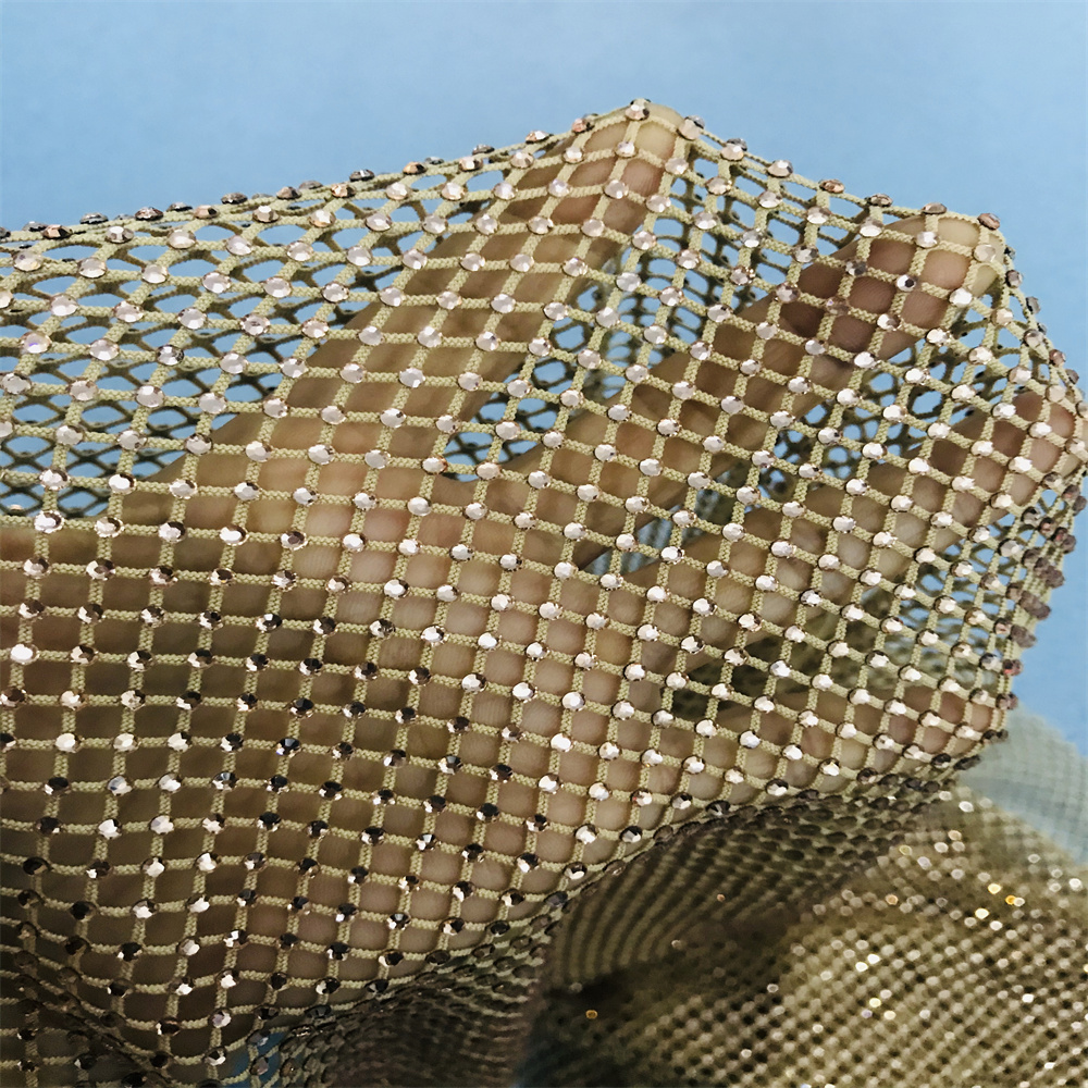Chunky Glitter Blue Yellow Gla – обзор и цена Crystal Mesh Fabric