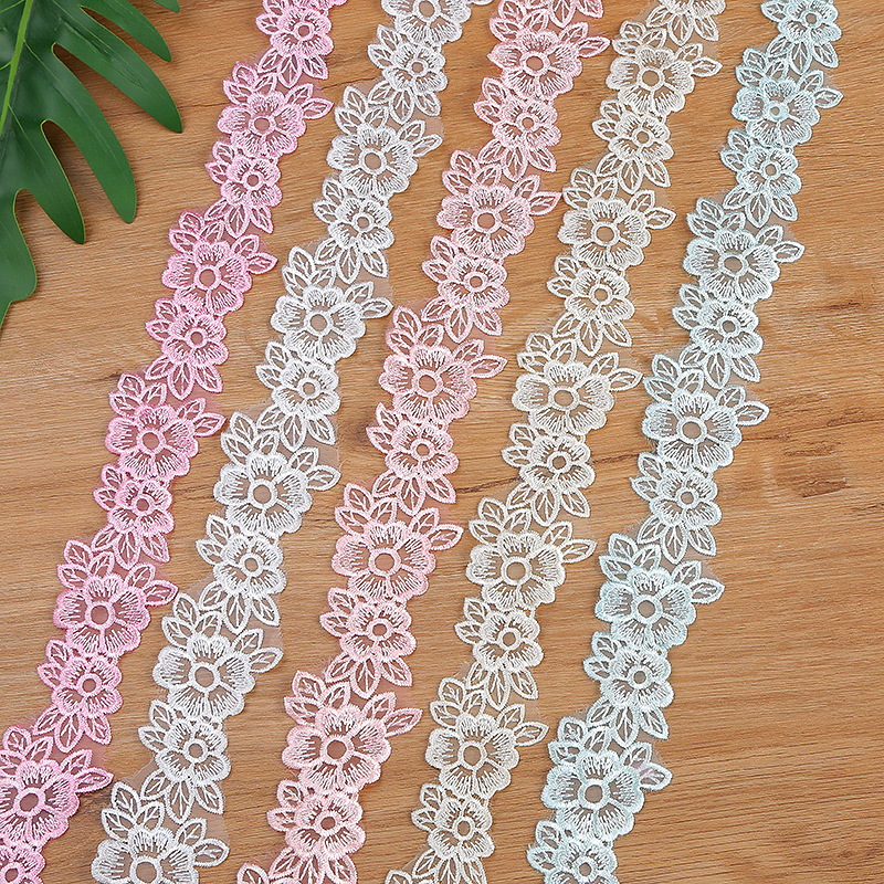 5CM Width Embroidered Organza  – обзор и цена Lace Ribbon Trim