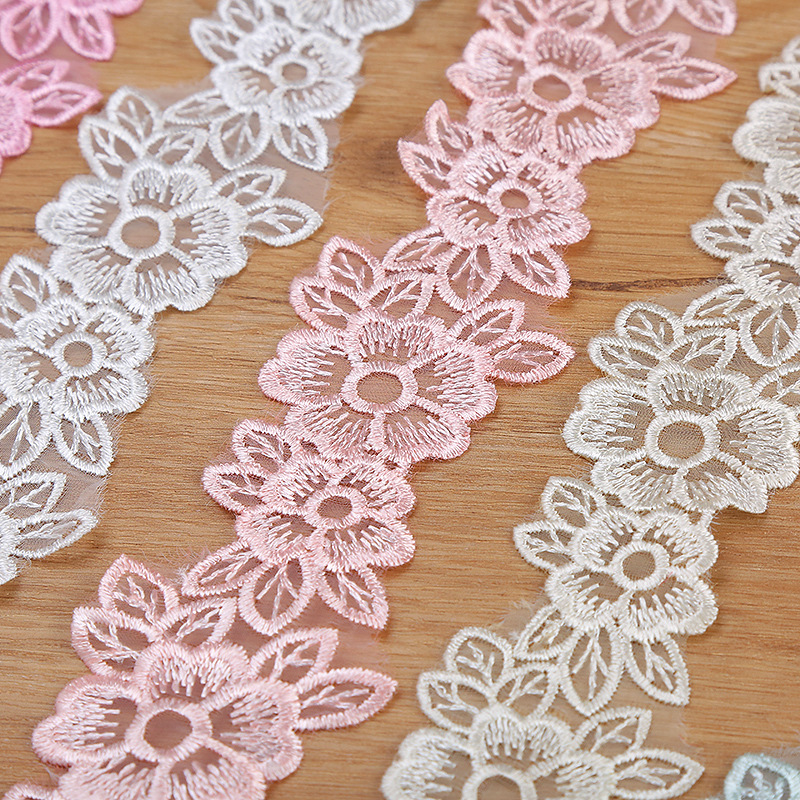 5CM Width Embroidered Organza  – обзор и цена Lace Ribbon Trim