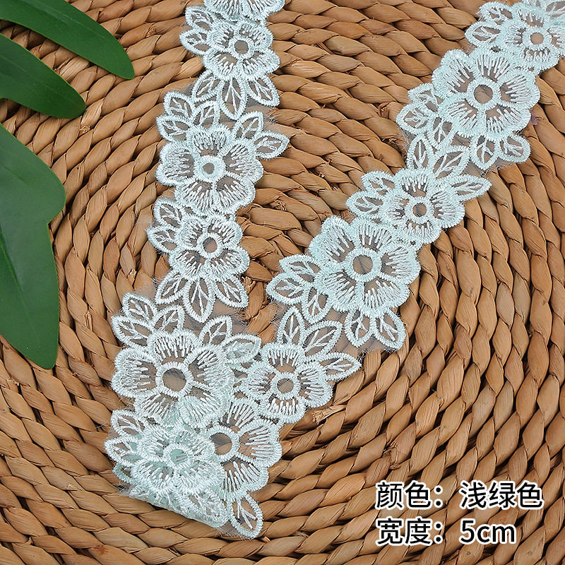 5CM Width Embroidered Organza  – обзор и цена Lace Ribbon Trim