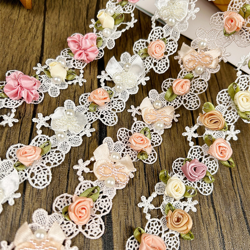 44/50cm 3D Flower Lace Trim Ap – обзор и цена Lace Ribbon Trim