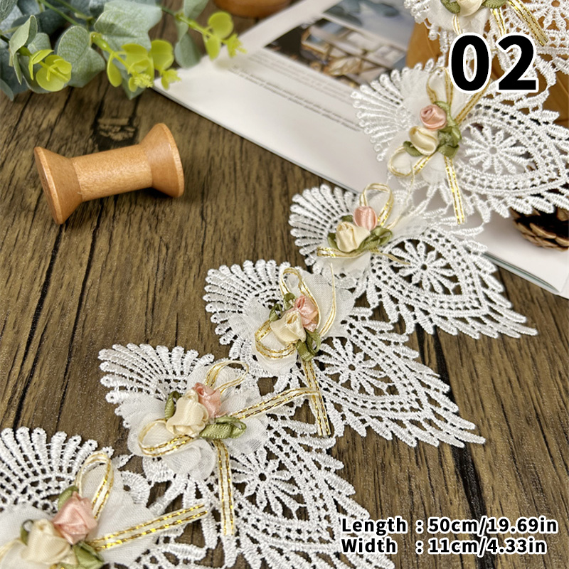 44/50cm 3D Flower Lace Trim Ap – обзор и цена Lace Ribbon Trim