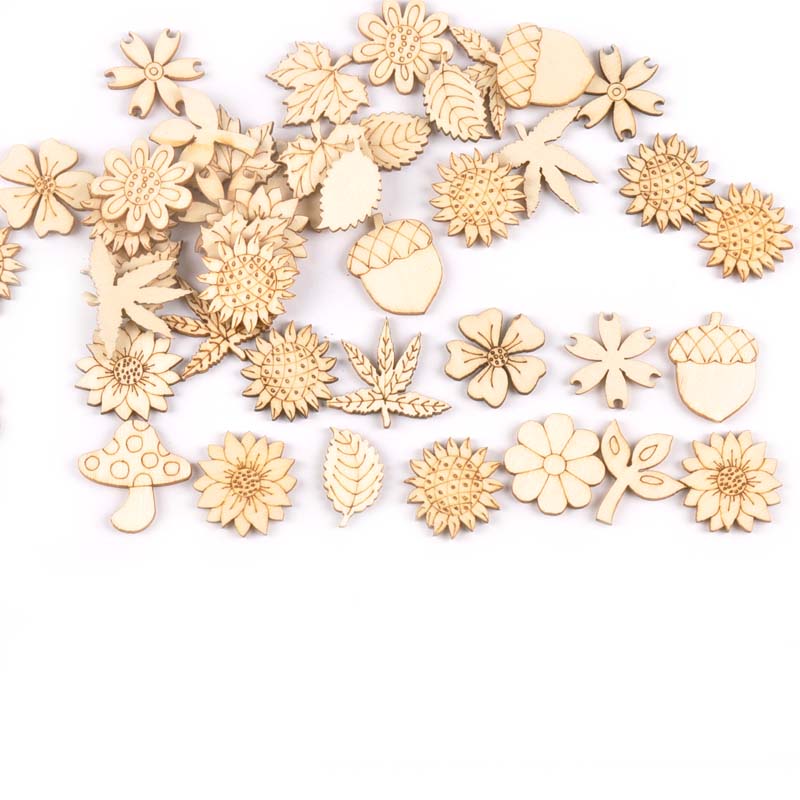30Pcs 25-30mm Wood DIY Accesso – обзор и цена Embellishments For Scrapbooking