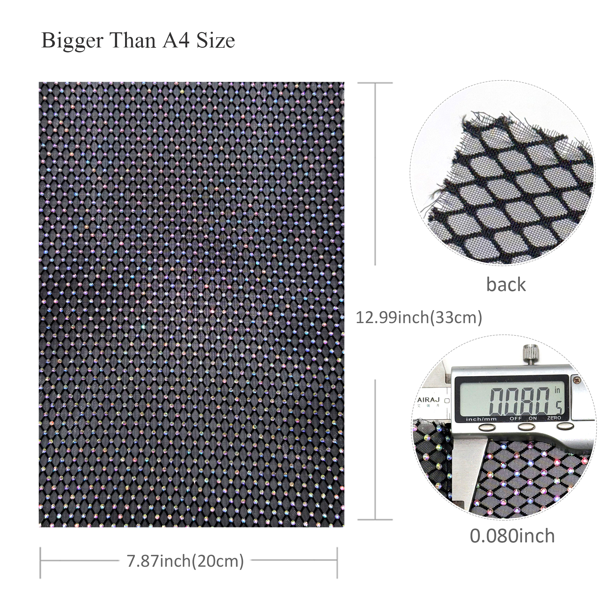 1pc 7.87x12.99inch Luxury Hotf – обзор и цена Hotfix Rhinestone Sheet