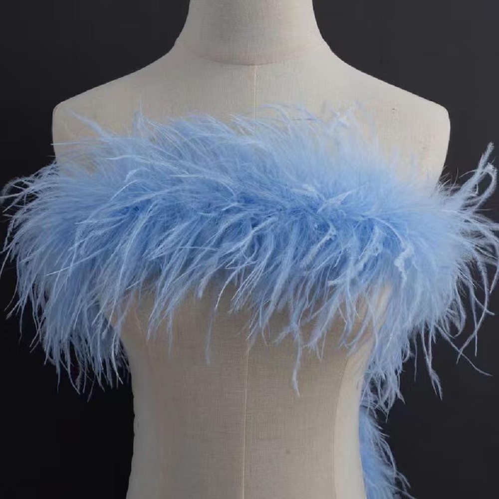 1Ply Ostrich feather boa 13-15 – обзор и цена Feather Trim Marabou