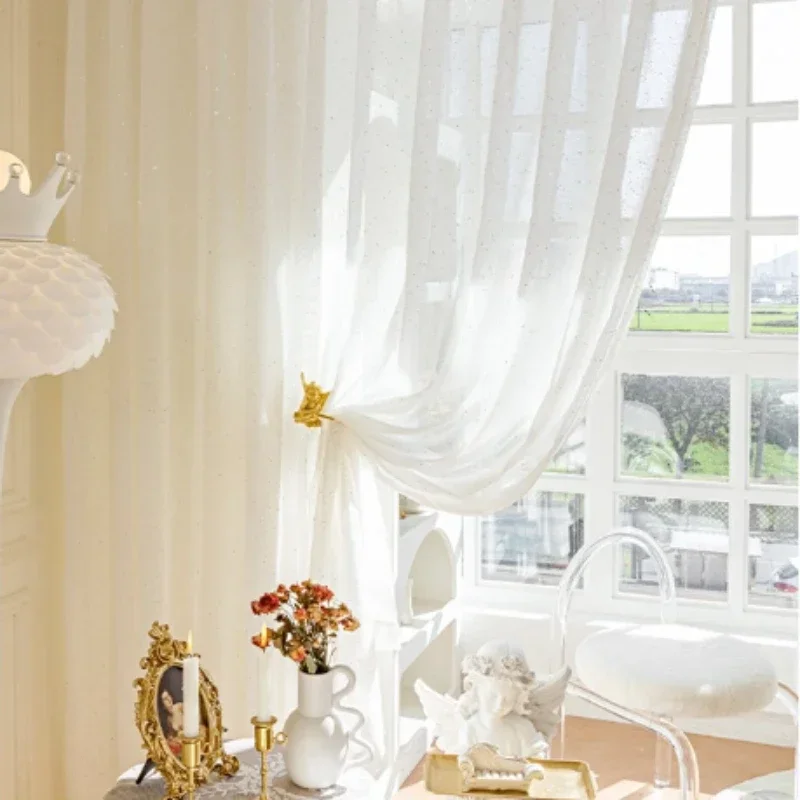 French Sheer Curtains for Livi – обзор и цена Sequin Fabric Panel