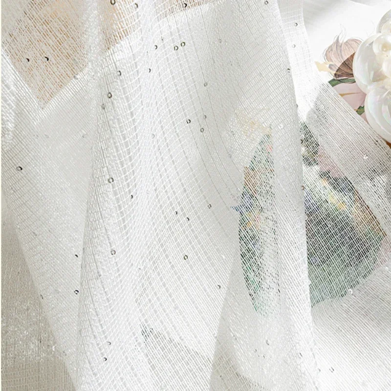 French Sheer Curtains for Livi – обзор и цена Sequin Fabric Panel