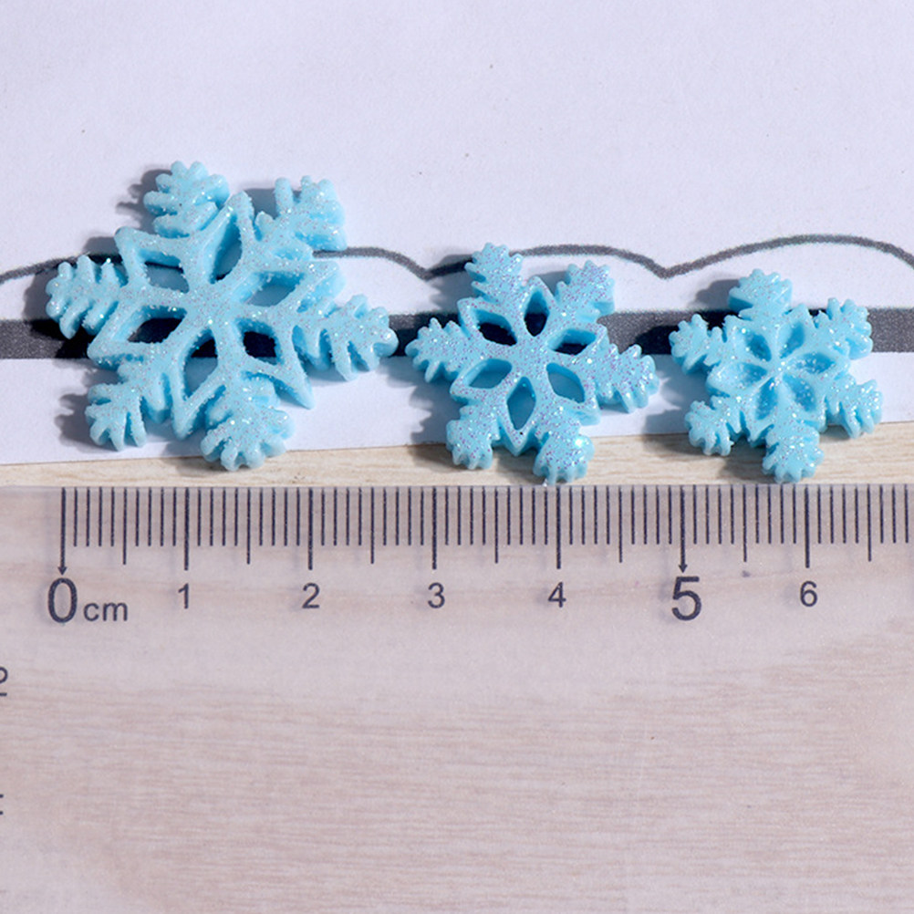 50Pcs Mini Resin Snowflake Orn – обзор и цена Christmas Craft Embellishment