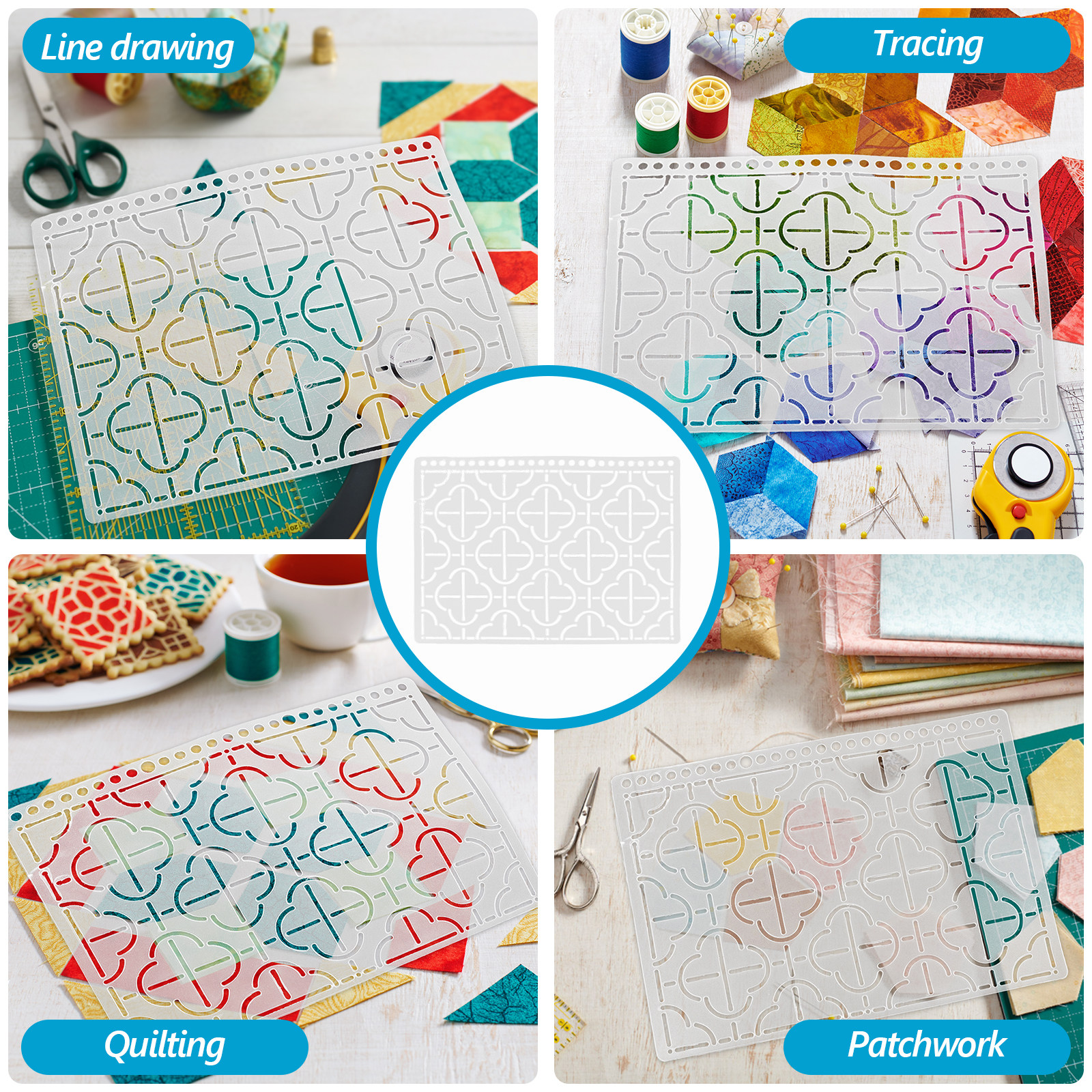 Professional Quilting Template – обзор и цена Embroidery Craft