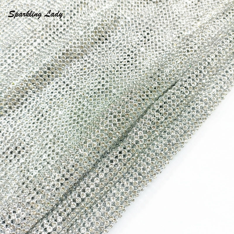 3MM Fashion Metal Rhinestone F – обзор и цена Crystal Mesh Fabric
