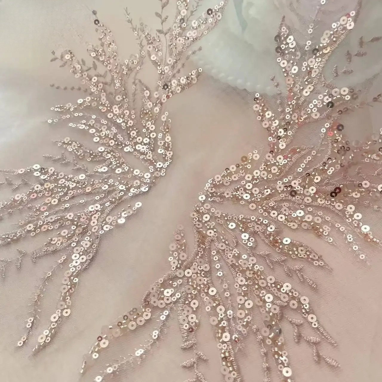 5Pair-2Pair.Rose Gold Sequin T – обзор и цена Applique Patch Flower