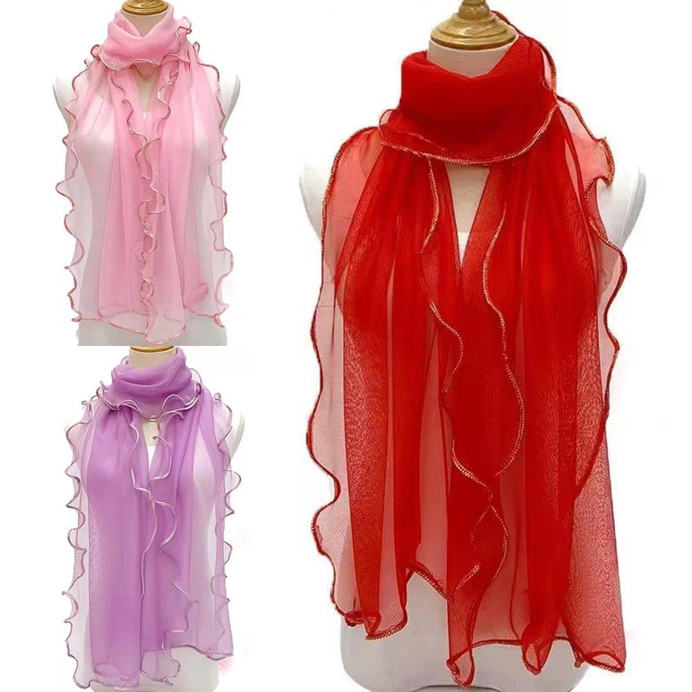 Lightweight Hijab Silk Shawl W – обзор и цена Tassel Fringe Trim