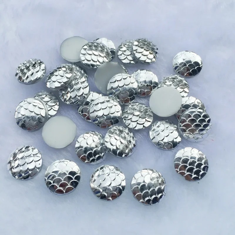80pcs 12mm Mermaid Fish Scale  – обзор и цена Embellishment Glue Craft