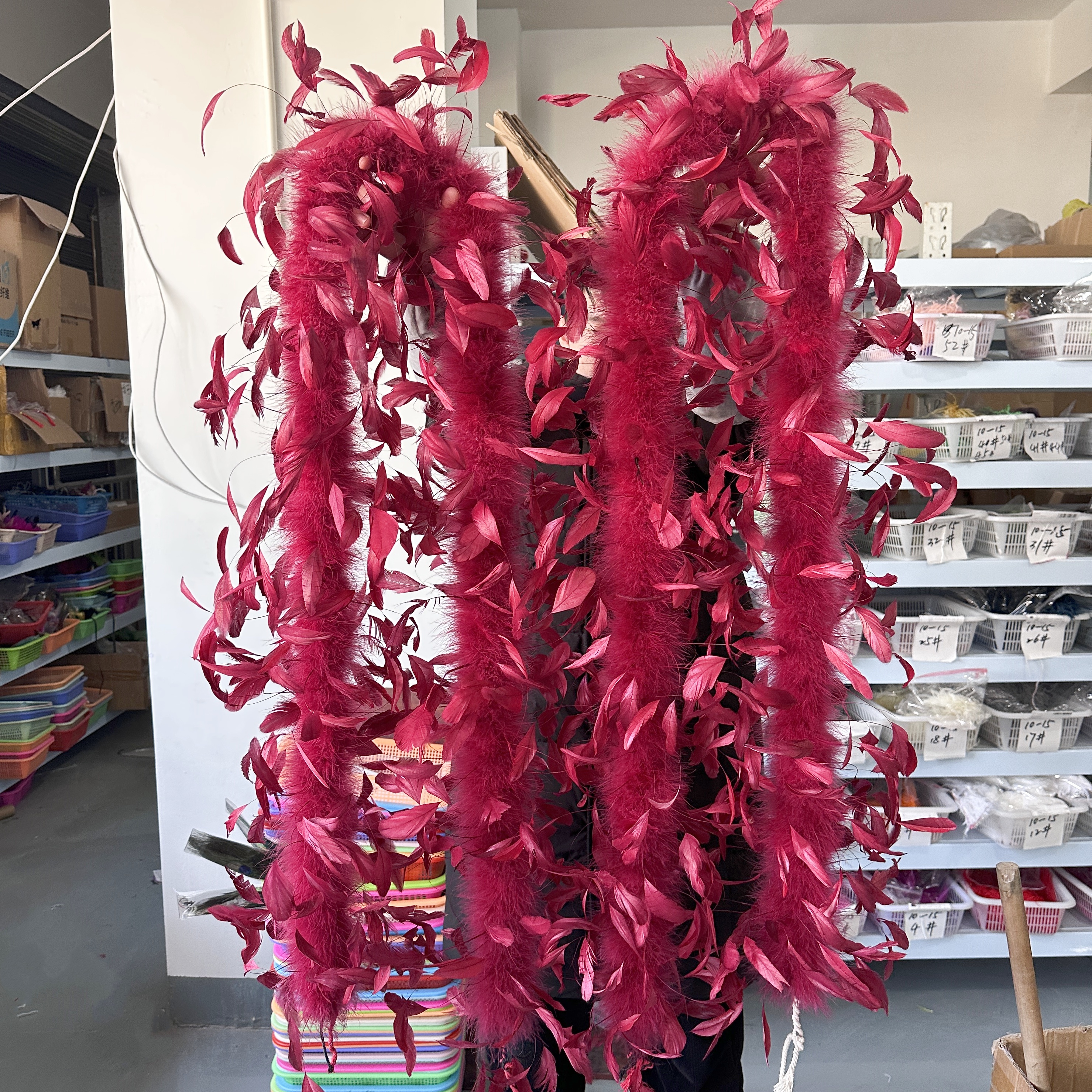 2Meter Burgundy Turkey Marabou – обзор и цена Feather Trim Marabou