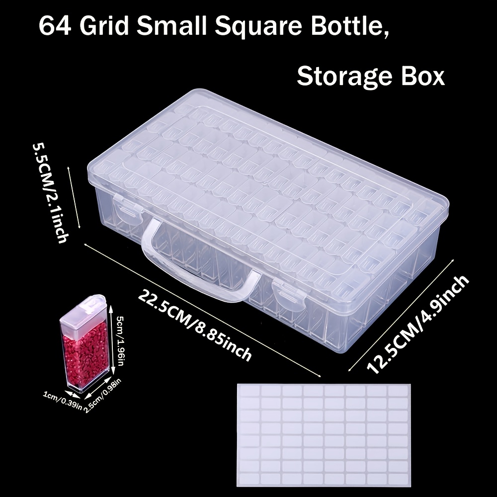 1/2/3/4Pack 64gird Diamond Pai – обзор и цена Craft Embellishment Storage