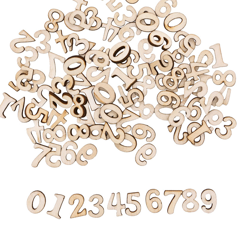 100pcs Letters Wooden Alphabet – обзор и цена Embellishments For Scrapbooking