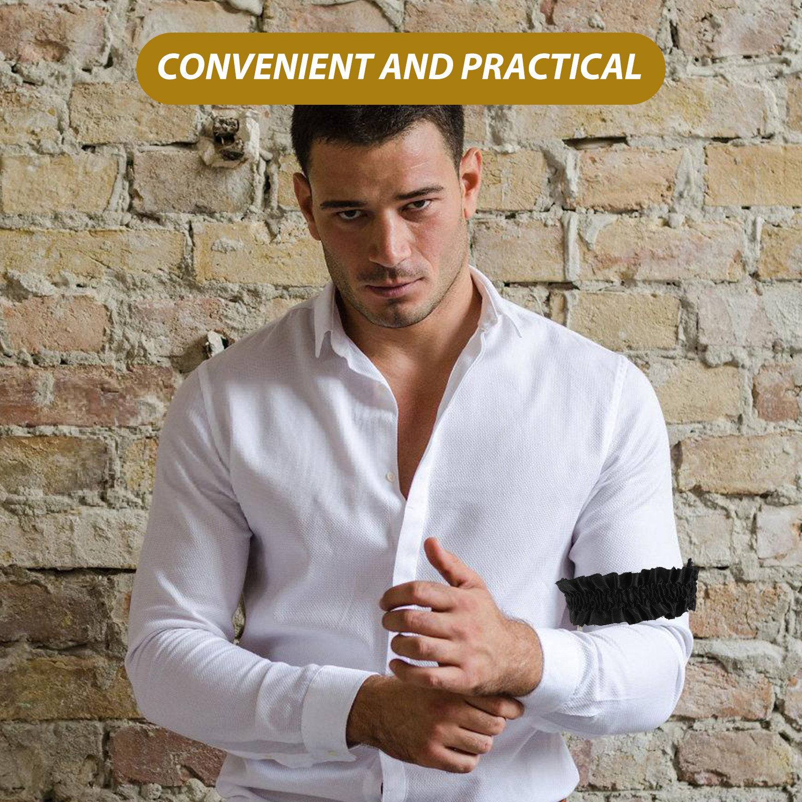 3Pairs Men's Satin Sleeve Gart – обзор и цена Elastic Lace Trim