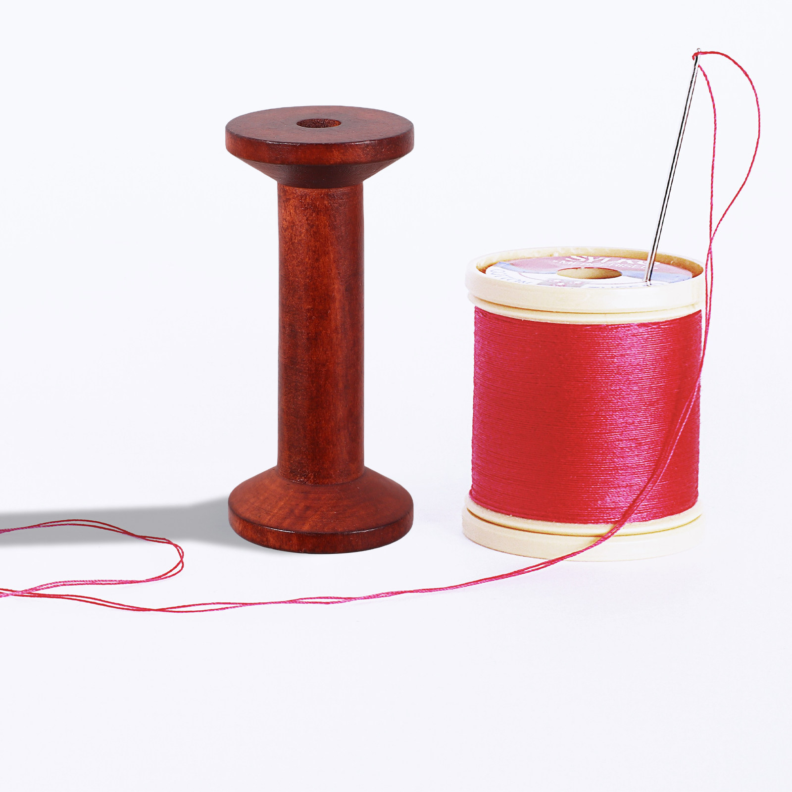 6Pcs Smooth Wood Thread Spools – обзор и цена Embroidery Craft