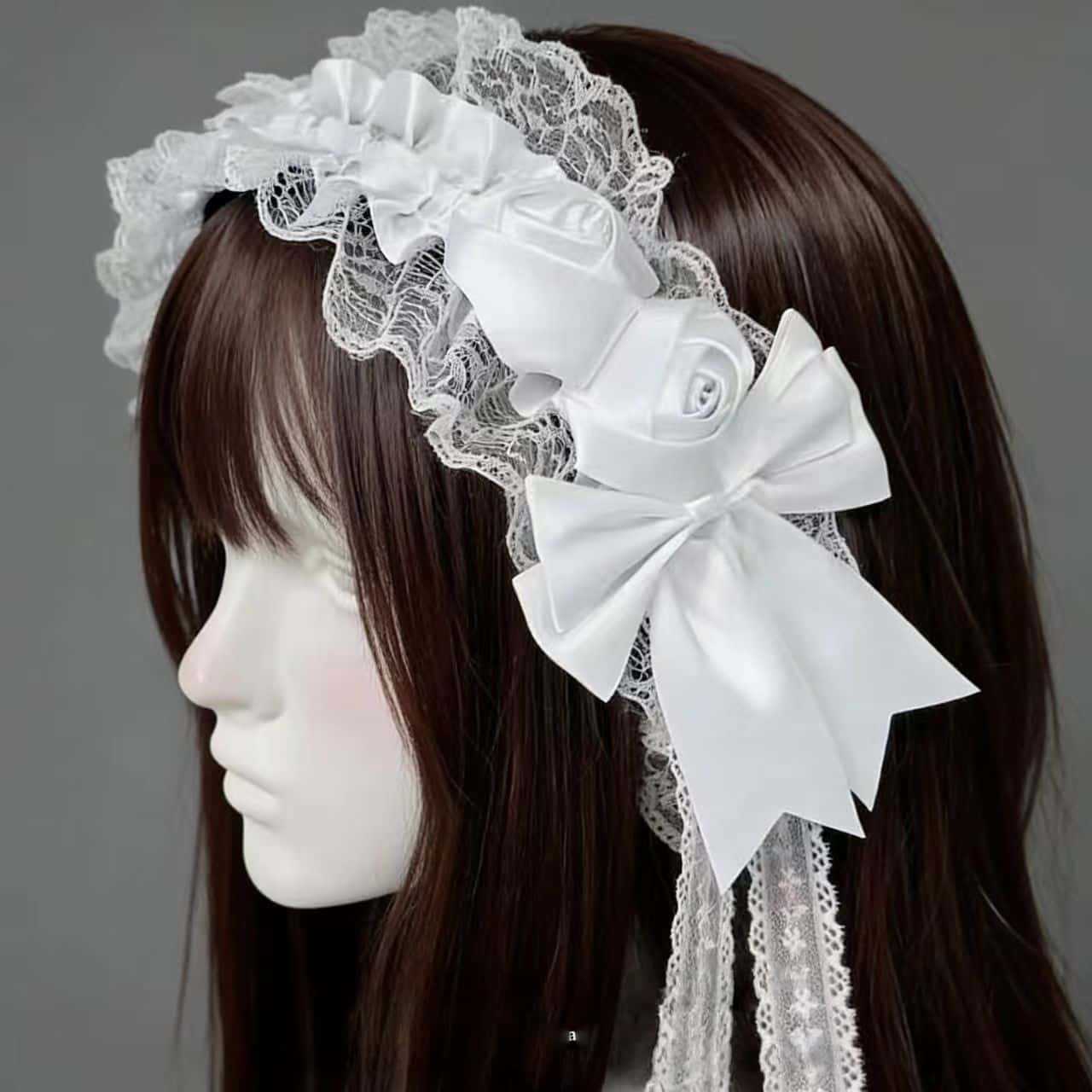 Gothic Lolita Lace Headbands f – обзор и цена Tassel Fringe Trim