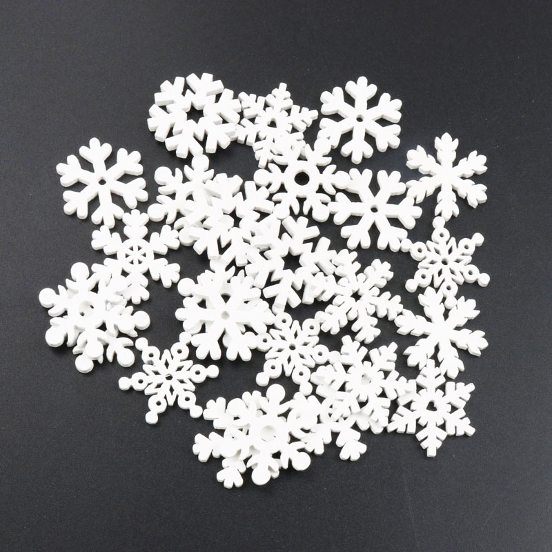 20Pcs Wooden Christmas Snowfla – обзор и цена Embellishments For Scrapbooking