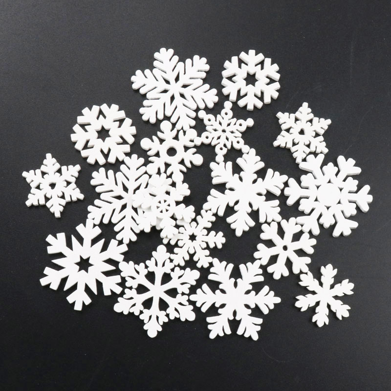20Pcs Wooden Christmas Snowfla – обзор и цена Embellishments For Scrapbooking