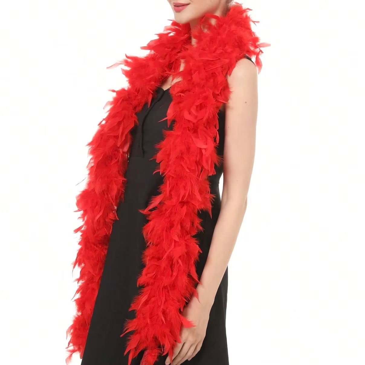 Red Marabou Feather Boa Trim F – обзор и цена Feather Trim Marabou