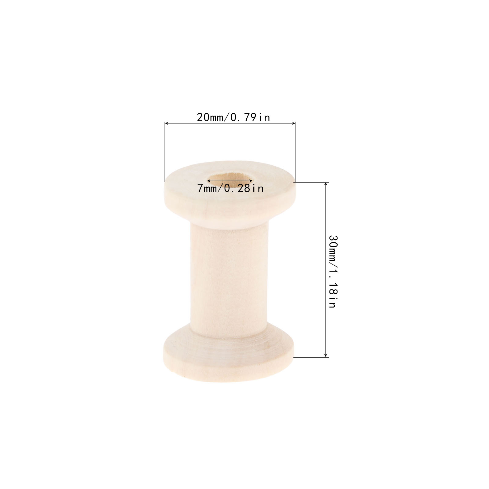 10Pcs Sewing Wooden Bobbins Sp – обзор и цена Organza Ribbon Spool