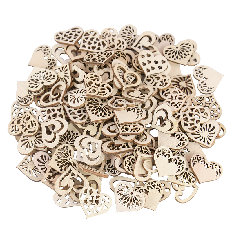 50/100pcs Hollowed Heart Patte – обзор и цена Embellishments For Scrapbooking