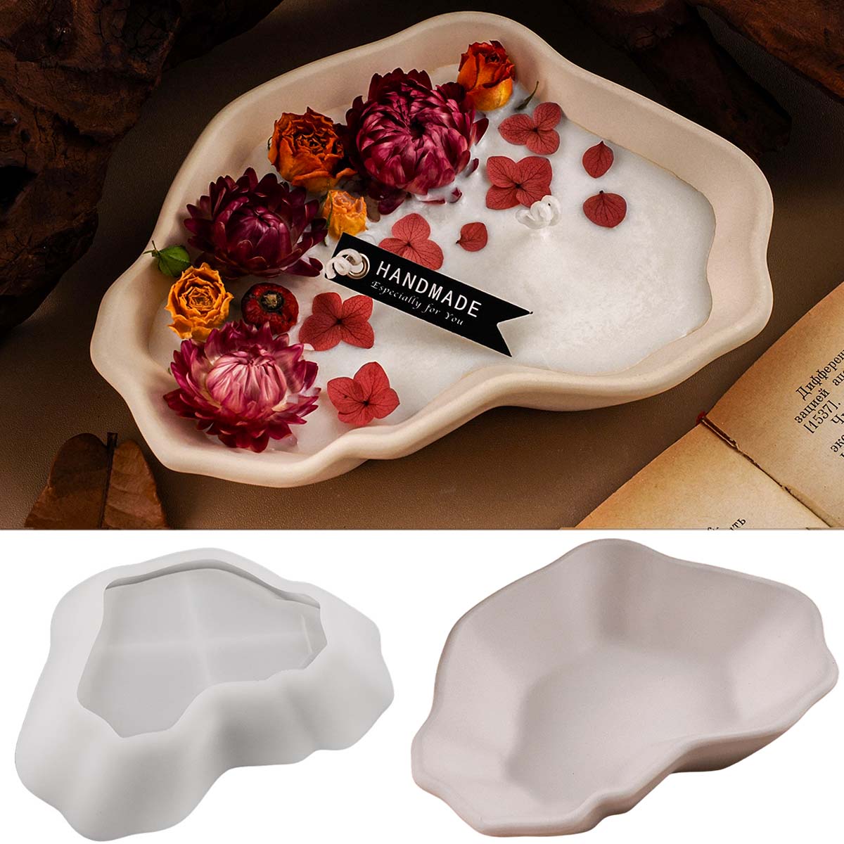 Irregular Candle Bowl Silicone – обзор и цена Craft Embellishment Storage