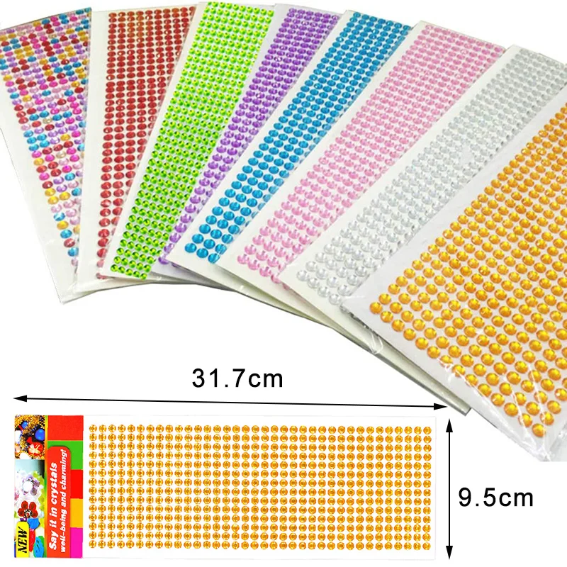 900/504Pcs Bling Acrylic Rhine – обзор и цена Embellishment Glue Craft